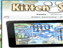 Tablet Screenshot of kittensanctuary.com